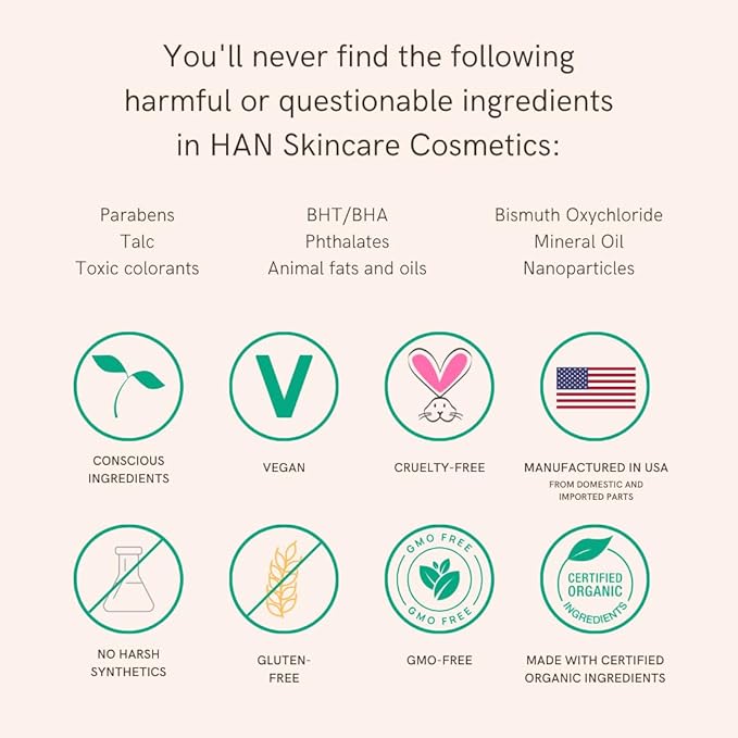 HAN Skincare Cosmetics Vegan, Cruelty-Free, 3-in-1 Multistick for Cheeks, Lips, Eyes, Toasted Nutmeg | Large