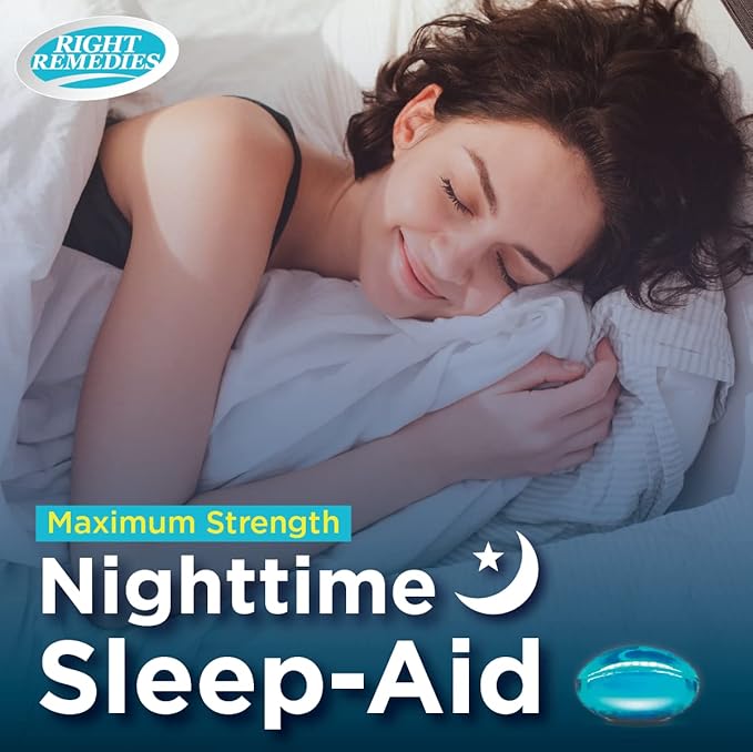 Nighttime Sleep Aid Softgels, (275 softgels), Diphenhydramine HCI 50 mg, Fall Asleep Fast, Supports Deeper, Restful Sleep