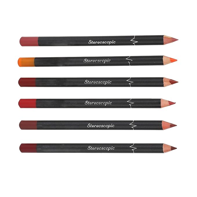 ZJchao 12Pcs Lip Liner, Contour Pencil for Girl Women, Smooth Soft Smudge Matte Long Lasting Lipstick Makeup Tool Set