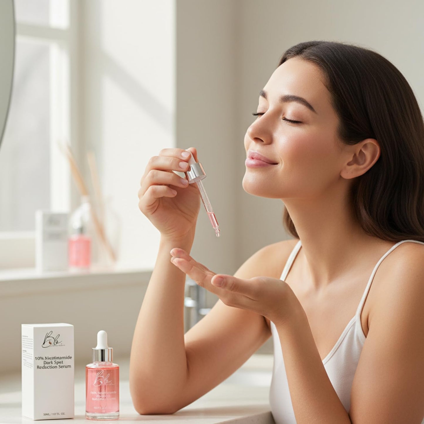 Blusheva Beauty 10% Niacinamide + Zinc PCA Serum — Dark Spot Reduction, Oil Control & Pore Minimizing | Hydrating Hyaluronic Acid — 30ml