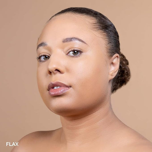 OFIR Skin Satin Medium Coverage Foundation | Lightweight Foundation Makeup with Vegan Formula | Blue Light Protection & Non-Creasing for Long-Lasting Wear | 1 FL OZ (Flax - Medium Warm)