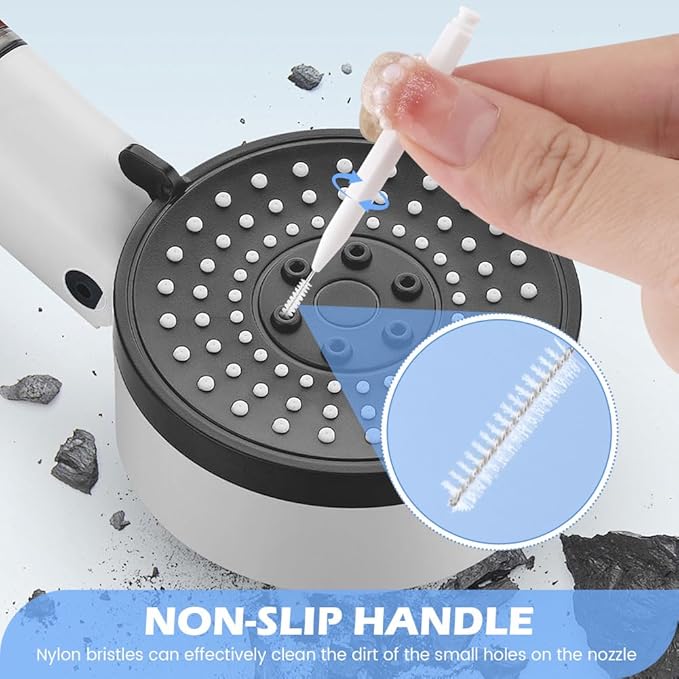 Shower Head Cleaning Brush for Small Hole, 40Pcs Multisize Shower Head Cleaner Picks, Anti Clogging Showerhead Cleaner Brushes for Nozzle Pore Gaps Keyboard