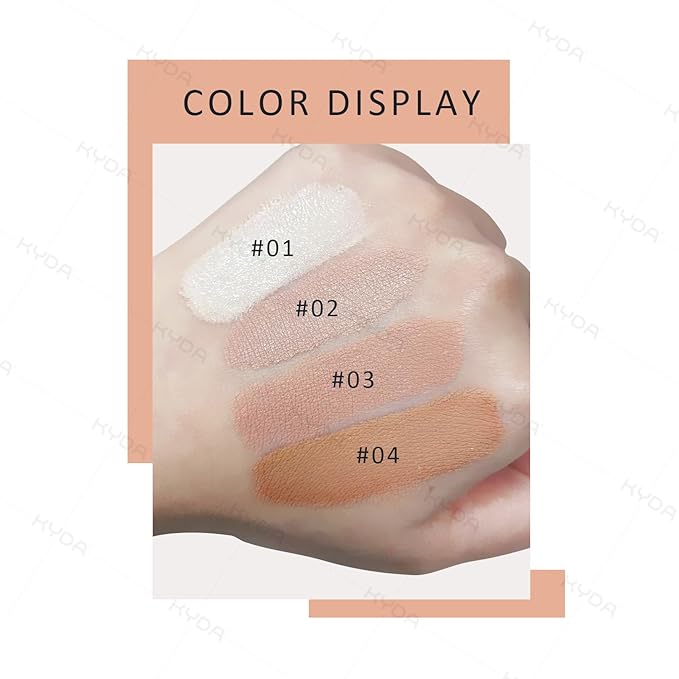 Ownest Mushroom Head Air Cushion BB Cream, Concealer Lasting Nude Makeup Moisturizing Pigment CC Liquid Foundation, Even Skin Tone Makeup Base Primer-Buff Beige