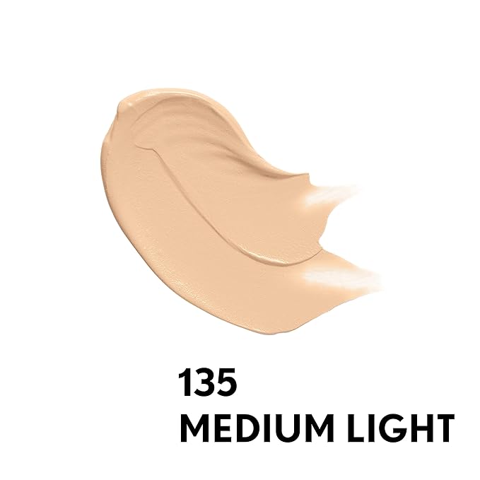 COVERGIRL Advanced Radiance Age Defying Foundation Makeup, Medium Light 135, 1 Ounce (packaging may vary) (Pack of 2)