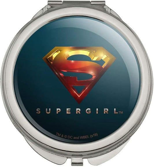 GRAPHICS & MORE Supergirl TV Series Logo Compact Travel Purse Handbag Makeup Mirror
