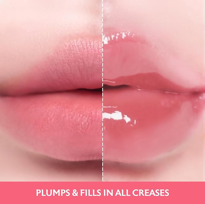 MILKTOUCH Jelly Fit Glow Lip Tint 08 Rosy Breeze - Hydrating Lip Gloss with Long-Lasting Moisture, Lip Stain, Lightweight, Radiant Shine, Perfect for Daily Use, Korean Lip Oil