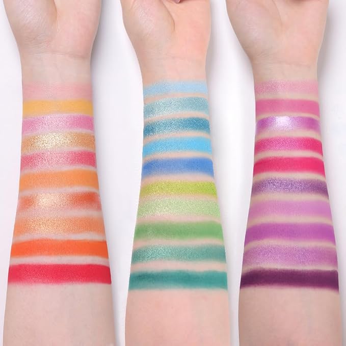 30 Colors Makeup Eyeshadow Palette for Beauty & Matte Metallic Shimmer Pearl Glitter Eye Shadow Pallet & Rainbow Colorful Eye Makeup for Girls & Highly Pigment Eyeshadow Cosmetics