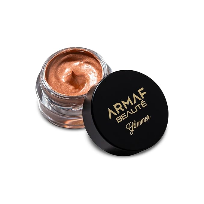 Armaf Beauté Glimmer: Jelly Highlighter - Makeup Highlighter, Natural Radiance, One Stroke Glow | Terracotta