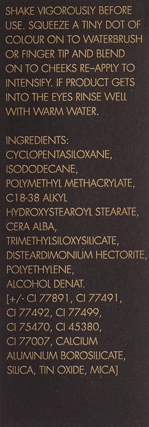 WATERCOLOUR LIQUID BRONZER 'HOT TOTTY' 15ml – Liquid Shimmer Makeup, Highlighter – Oil-Free, Lightweight, Buildable & Long-Lasting for Cheeks, Lips