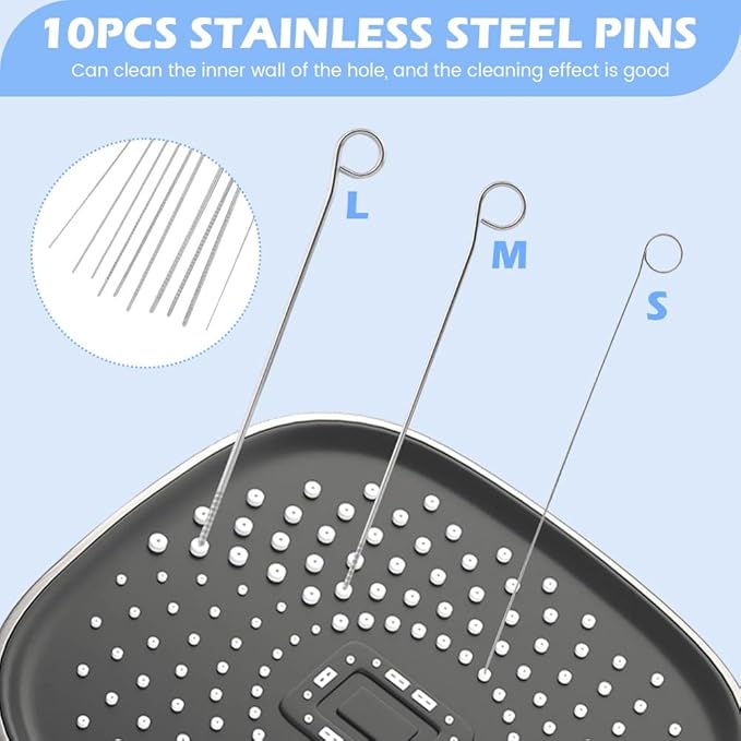 Shower Head Cleaning Brush for Small Hole, 40Pcs Multisize Shower Head Cleaner Picks, Anti Clogging Showerhead Cleaner Brushes for Nozzle Pore Gaps Keyboard