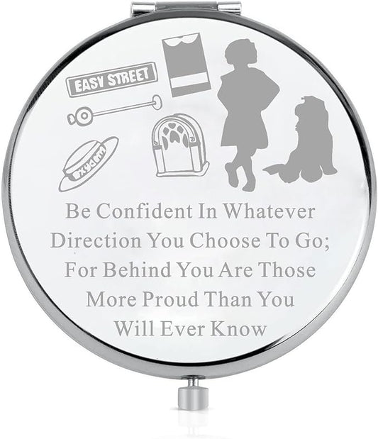 LQRI Pocket Mirror Orphan Gift Musical Makeup Mirror Gift Drama Theatre Gift