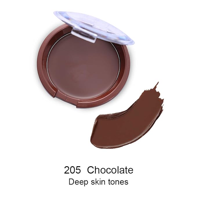 MAEPEOR Matte Cream Bronzer 6 Colors Face Sculpting Contour Bronzers Palette Long Lasting SweatProof Face Bronzer (05 Chocolate)