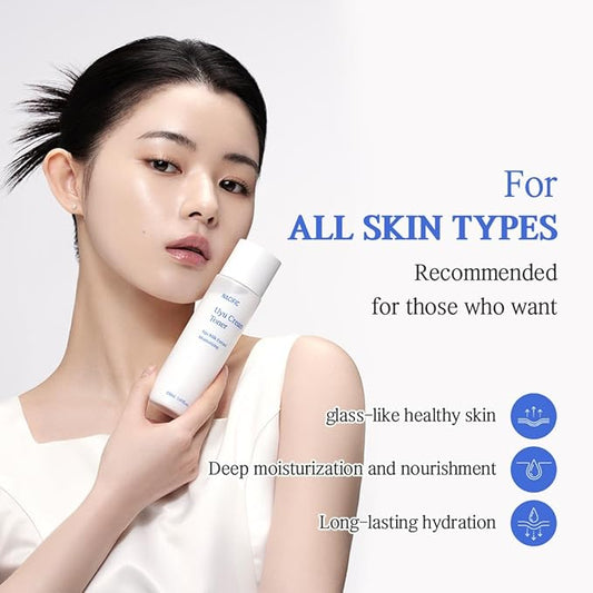 NACIFIC Jeju Uyu Cream Toner Facial Toner 5.07fl. oz. 150ml with Jeju Milk Extract Ceramide 5 Complex Moisture Lasting Natural Ingredients Korean Skin Care