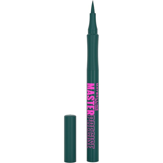 Maybelline Master Precise All Day Liquid Eyeliner, Waterproof Eyeliner Makeup for up to 30HR Wear, Emerald Green, 1 Count