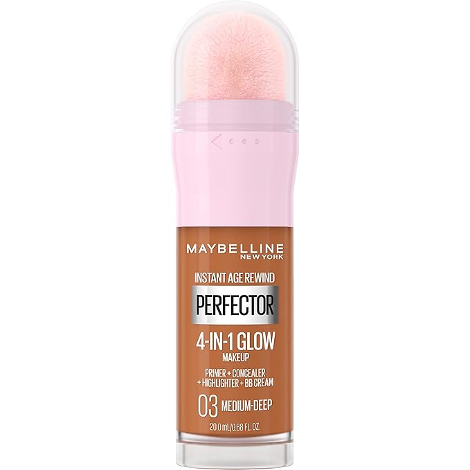 Maybelline New York Instant Age Rewind Instant Perfector 4-In-1 Glow Makeup, Medium/Deep