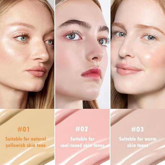 Face Matte Makeup Foundation,Oil Continuous Correction Control Liquid Foundation for Women,Longwear Buildable Full Coverage Foundation Makeup & Color Corrector,Oil-Free,Nude Natural Finish