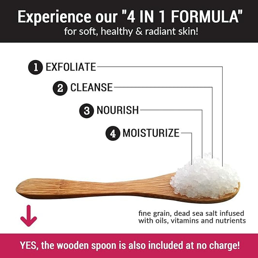 pureSCRUBS Unscented Body Scrub + Unscented Body Oil Bundle