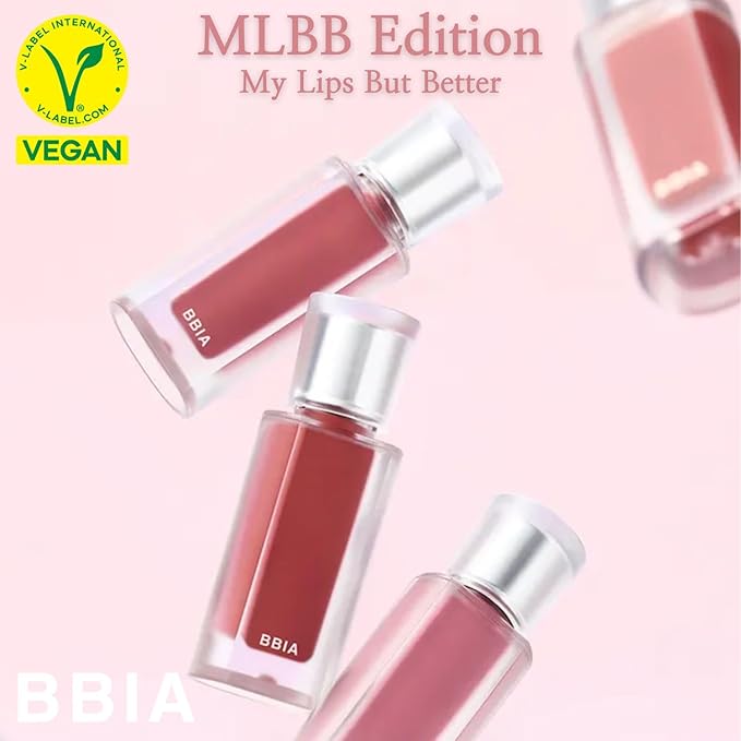 BBIA Last Velvet Tint MLBB Edition - Soft Creamy Matte Finish Lip Stain, Blur Effect & Velvety Texture, Long-Lasting, High Pigment, Non-Drying, Vegan, Korean Lip Makeup (V51 PURPLE LIFE, Pack of 1)