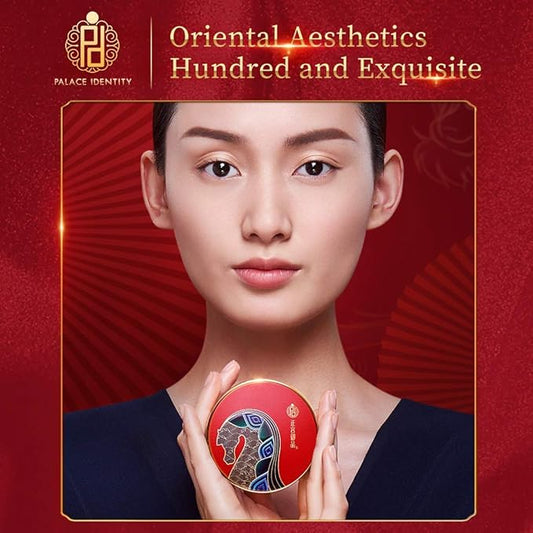 zeesea [Palace Identity Air Cushion BB Cream Moisturizing Foundation Waterproof Concealer Long Lasting Brighten Makeup Natural Cover (N03#Natural)