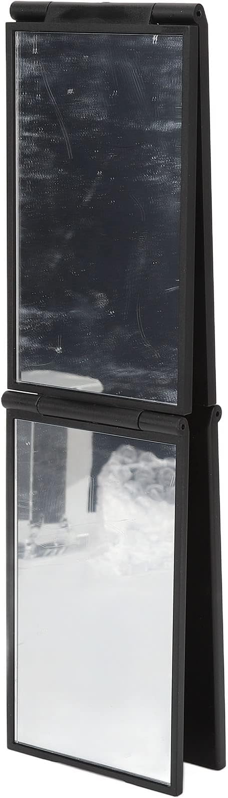 4 Way Mirror, 360 Degree Makeup Mirror 4 Panel Foldable Haircut Mirror Handheld Deaktop for Hair Cutting Colouring Styling Home Professional Use