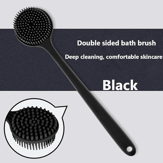 Back Scrubber for Shower, Shower Brush ，Long Handle Back ScrubberBody Exfoliator for Wet or Dry Brushing