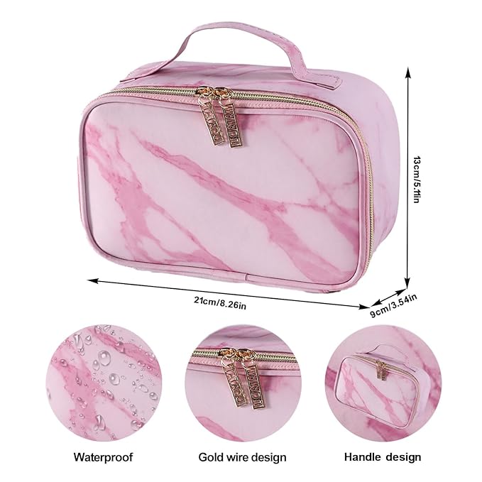 MISS ROSE M All In One Makeup Kit, Makeup Kit for Women Full Kit,Multipurpose Women's Cosmetics Set,Beginners and Professionals Alike,Easy to Carry(DLS-Pink)