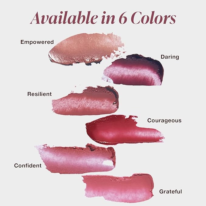 Mineral Fusion NEW Sheer Moisture Lip Tint, Buildable Lip Color, Hydrating Lip Balm with Jojoba Oil, Shea Butter & More, Hydrates & Nourishes, FD&C Dye-Free & Hypoallergenic, Empowered, Peach Nude