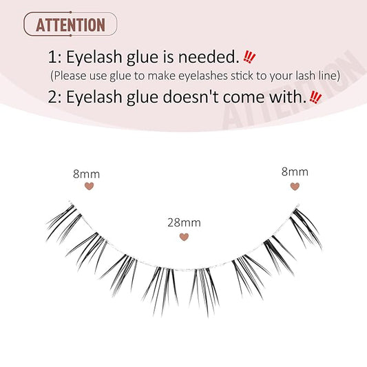 Bottom Eyelashes False Lower Lashes Fake 7 Pairs Bottom-9