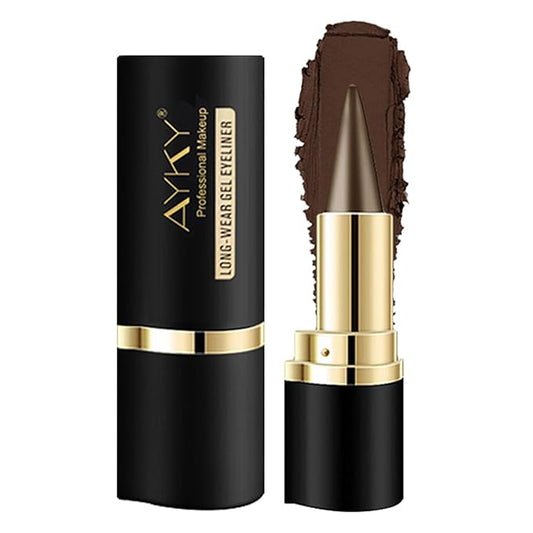 Long Wear Gel Eyeliner, Eyeliner Cream Stick Natural Black, Eye Liner Gel Waterproof Smudge Proof, Long Lasting Smooth Eye liner Pencil (Gray)