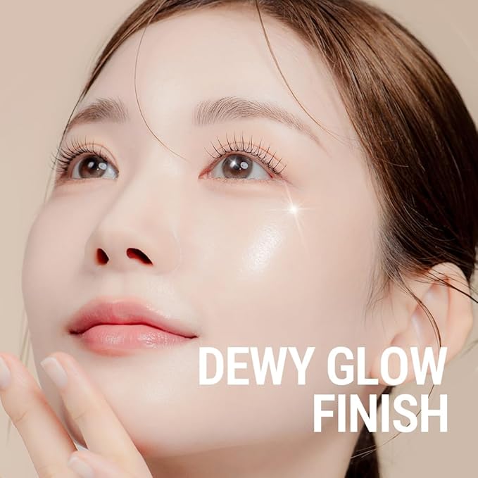 1.P.L AMPOULE GLOW FOUNDATION dewy glowy finish, liquid foundation with wand, all day coverage, blendable, 28g 0.99 fl Oz [21-N CLARITY]