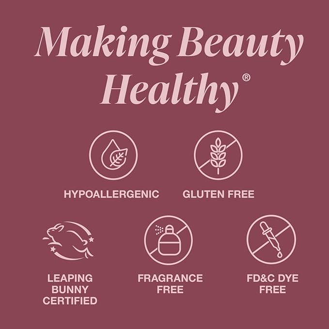 Mineral Fusion NEW Sheer Moisture Lip Tint, Buildable Lip Color, Hydrating Lip Balm with Jojoba Oil, Shea Butter & More, Hydrates & Nourishes, FD&C Dye-Free & Hypoallergenic, Daring, Deep Plum