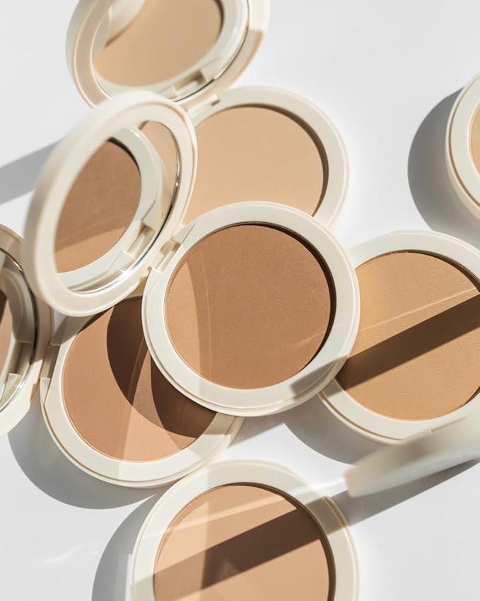 FARMASi Powder Bronzer Blush Skin Makeup, Highly Pigmented, Cushiony Formula with Nourishing Vegetable Squalene and Smooth-Satin Finish, Refreshing Moisture Boost 0.4 Fl Oz /12g -03 Rio