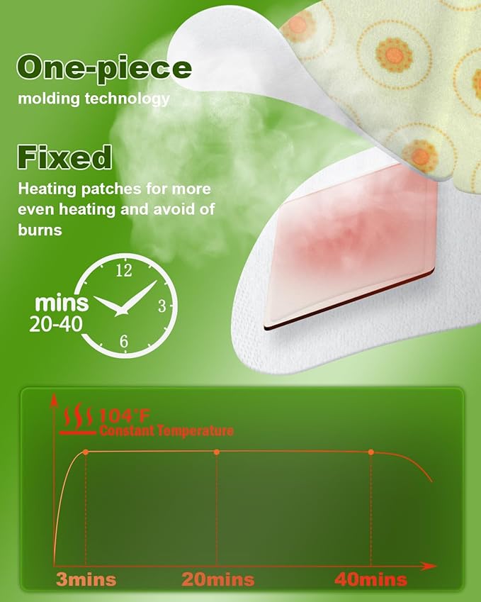 30 Packs Steam Eye Mask Chamomile, Heated Eye Masks Relaxing Gifts for Women Soothing Eye Fatigue Hot Sleep Mask, Warm Eye Compress for Dry Eyes, Disposable Eye Mask for Travel Essentials