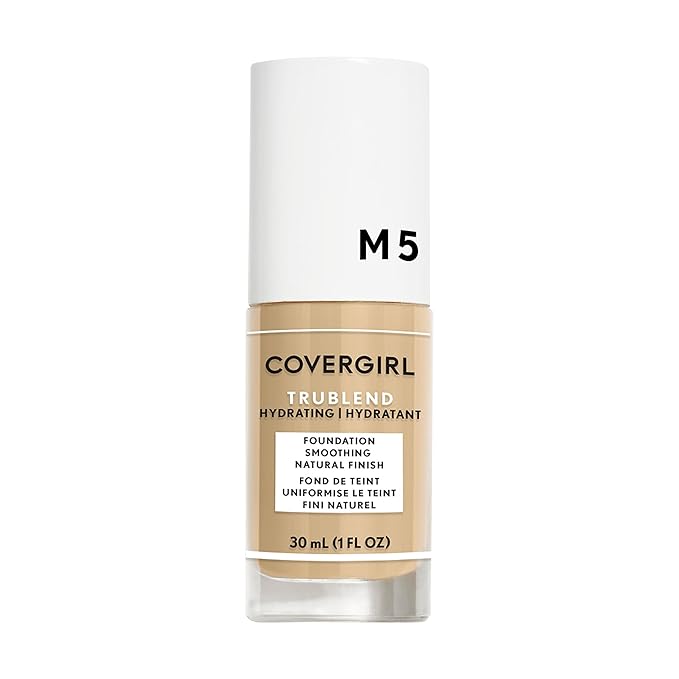 COVERGIRL truBlend Liquid Foundation Makeup Caramel Beige, 1 fl oz (30 ml) (packaging may vary)
