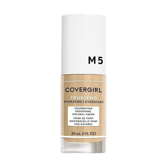 COVERGIRL truBlend Liquid Foundation Makeup Caramel Beige, 1 fl oz (30 ml) (packaging may vary)