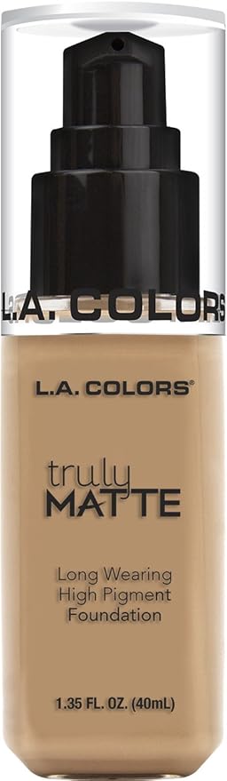 L.A. COLORS Truly Matte Foundation, Soft Beige CLM354