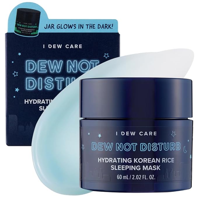 I DEW CARE Night Sleeping Mask - Dew Not Disturb | Hydrating Korean Face Mask Overnight for Glass Skin Glow, Moisturizing Skincare, Best Hydrating Face Masks, Skincare Korean Women, 2.02 FL Oz (60 ml)