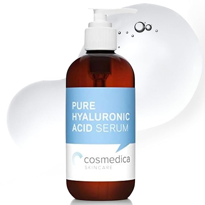 Hyaluronic Acid Serum for Skin 100% Pure-Anti-Aging Serum - Intense Hydration + Moisture, Non-greasy, Paraben-free Hyaluronic Acid for Your Face 8 oz