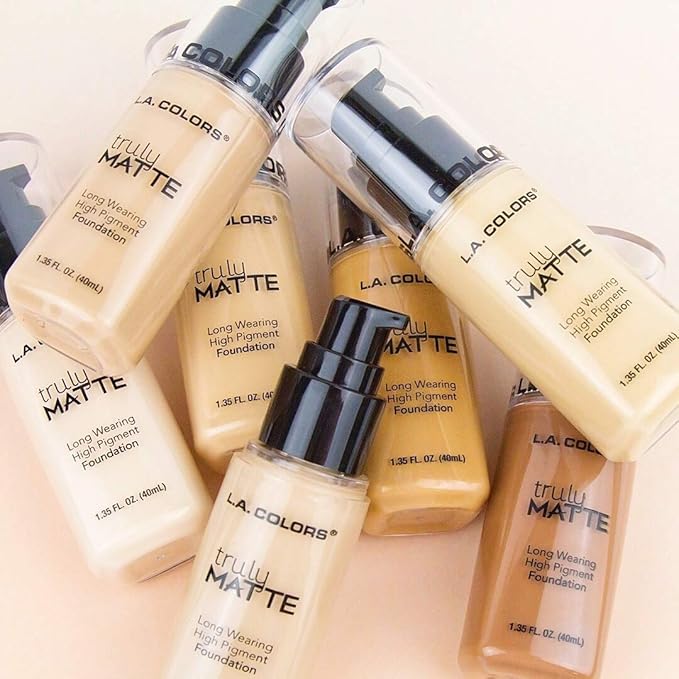 L.A. COLORS Truly Matte Foundation, Natural CLM352