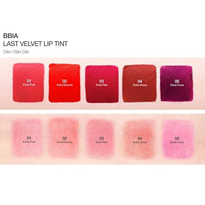 BBIA Last Velvet Lip Tint Hottest Series, Brick Rose (04 Extra Mood) 0.18 Ounce