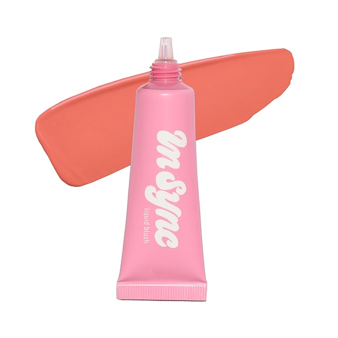 Half Caked In Sync Liquid Blush - Pigmented, Long-Lasting, Multi-Use Liquid Color - Lightweight, Natural Finish - Fragrance-Free, Clean, Vegan & Cruelty-Free, 15ml (New Classic)