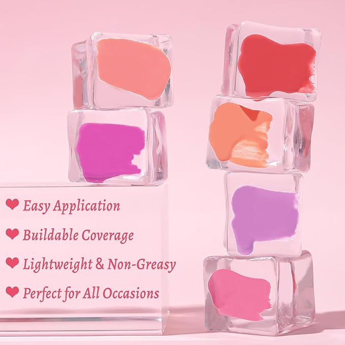 UCANBE Liquid Matte Blush Makeup for Cheeks, Highly Pigmented, Long Lasting, Anti-scratch, Natural-Looking, Daily Use Makeup Blush Suitable for Women Girls(02 Sunset)