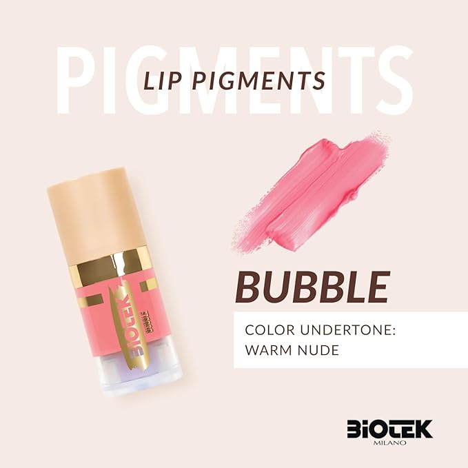 Biotek Lip Pigment for Permanent Makeup - Warm Nude Lip Color - Made in Italy - Bubble 0,24 fl.oz.