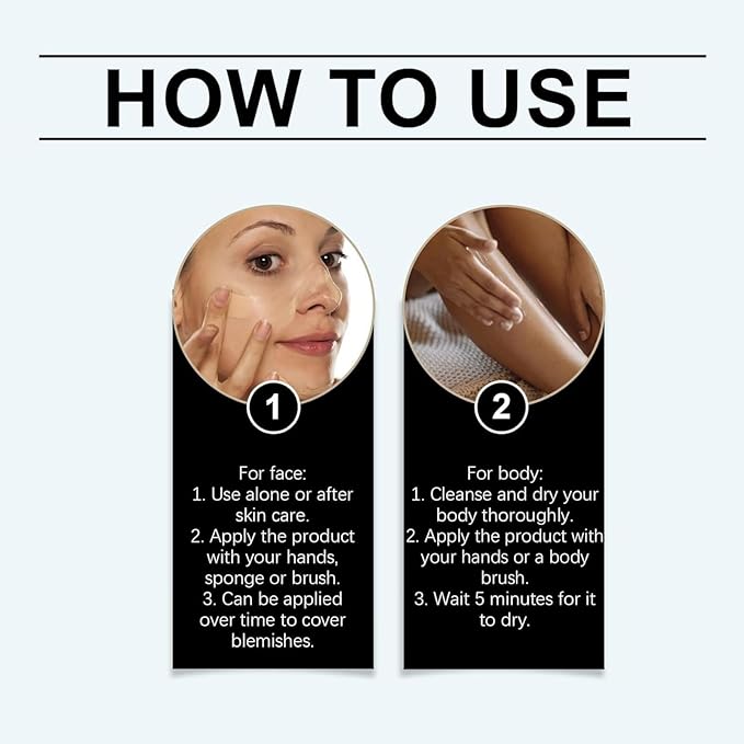 Supreme CC Waterproof Concealer Cream, Creme All-Over Complexion Perfector, Hydrating Full Coverage Concealer, Long-Lasting CC Cream Foundation, Transfer-Resistant Skin Tint