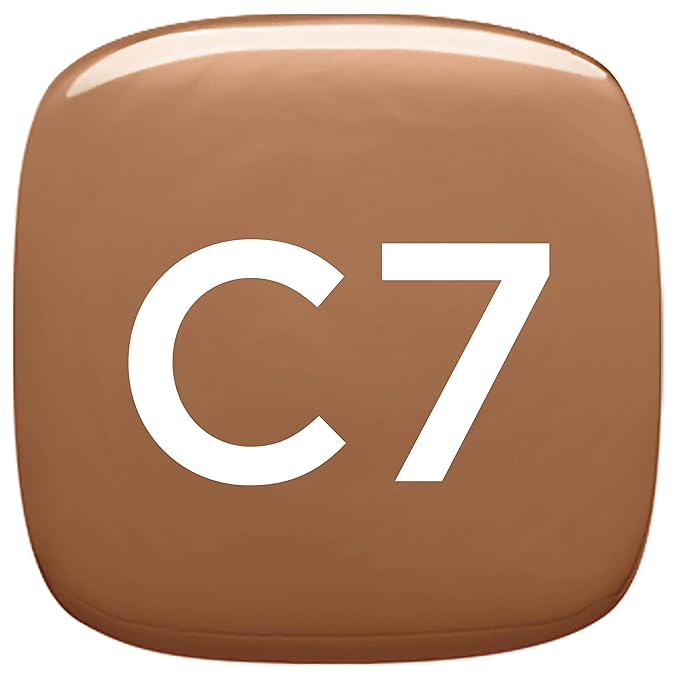 L’Oréal Paris Makeup True Match Super-Blendable Liquid Foundation, Nut Brown C7, 1 Fl Oz,1 Count