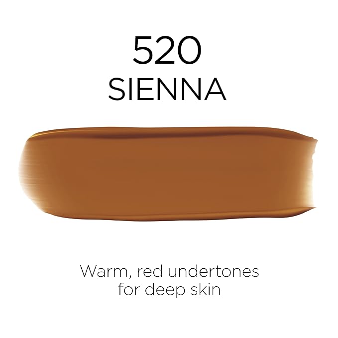 L'Oreal Paris Makeup Infallible Up to 32 Hour Fresh Wear Lightweight Foundation, 520 Sienna, 1 Fl Oz, Packaging May Vary