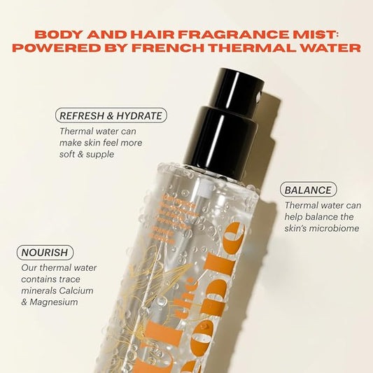 OUI the People BODY WATER, Orange Blossom Mineral-Infused Hair & Body Spray Fragrance Mist, Hydrating Hair Perfume for Women, Moisturizing Body Mist for Women