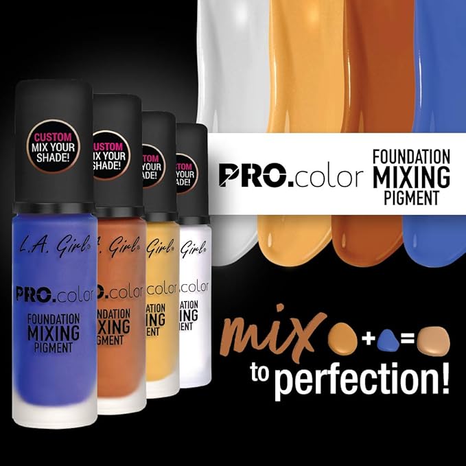 L.A. Girl PRO.color Foundation Mixing Pigment, White GLM711