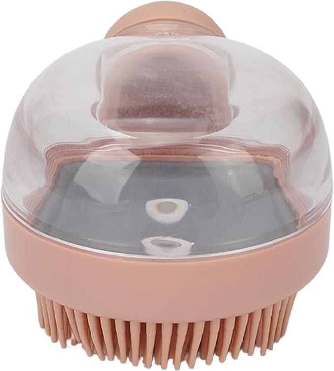 Exfoliating Shower Scrubber, Lathers Well Silicone Body Scrubber Shampoo Dispenser for Bath for Women Men