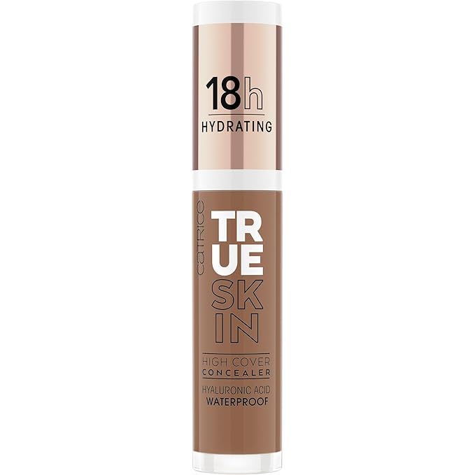 Catrice | True Skin High Cover Concealer (094 | Warm Cocoa) | Waterproof & Lightweight for Soft Matte Look | With Hyaluronic Acid & Lasts Up to 18 Hours | Vegan, Cruelty Free